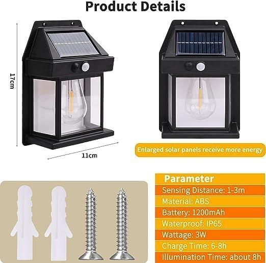 SolarLuxe Wall Light - Sustainable, Energy Efficient, Eco-Friendly & Stylish (Pack of 1, 2, 3) 🔥SALE🔥 Outdoor Solar Light