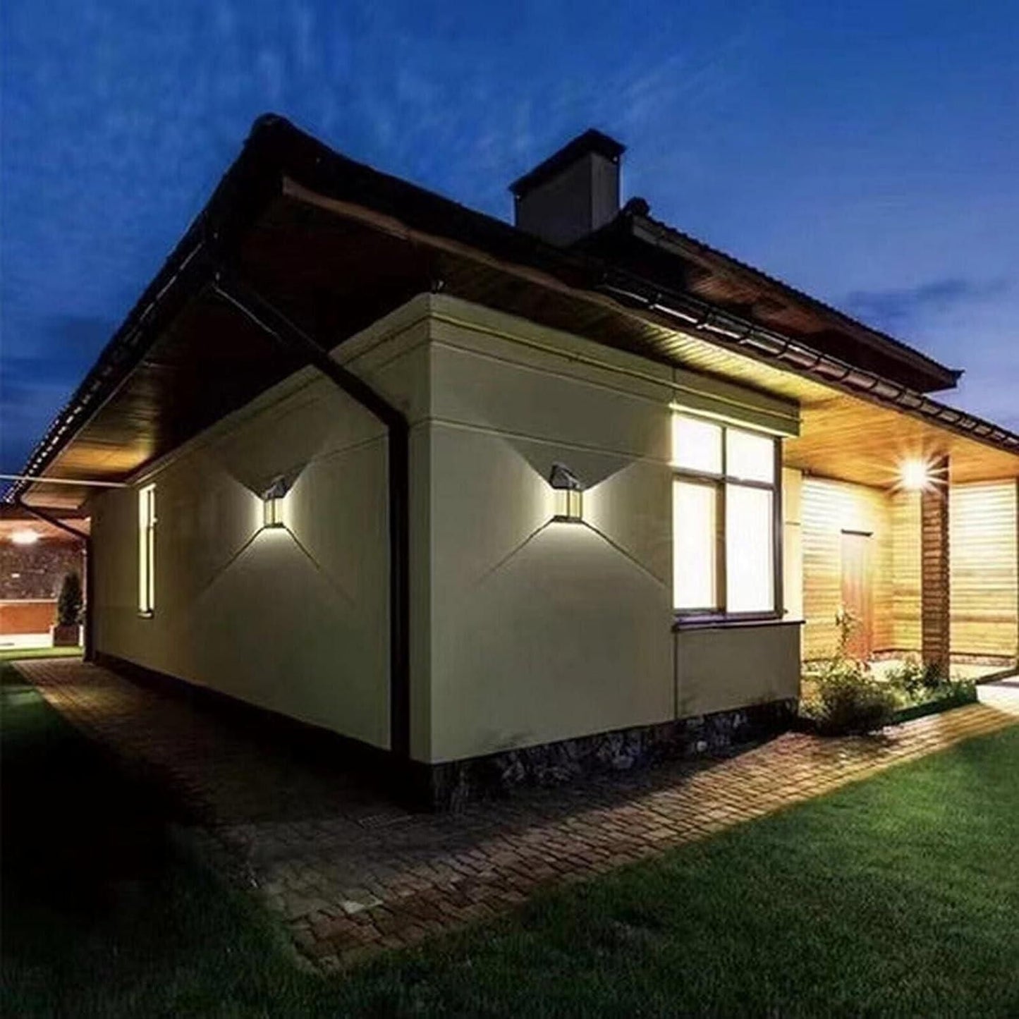 SolarLuxe Wall Light - Sustainable, Energy Efficient, Eco-Friendly & Stylish (Pack of 1, 2, 3) 🔥SALE🔥 Outdoor Solar Light