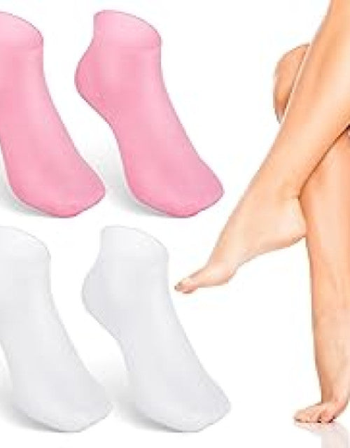 Silicon Socks Heel for Crack (1 Pair) Spa Gel Socks for Women and Men